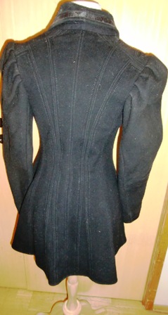 xxM378M Victorian corset waist  winter Jacket